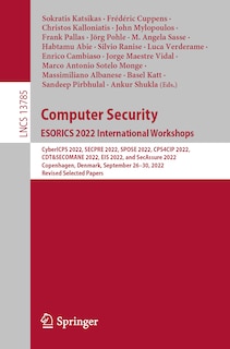 Couverture_Computer Security. ESORICS 2022 International Workshops