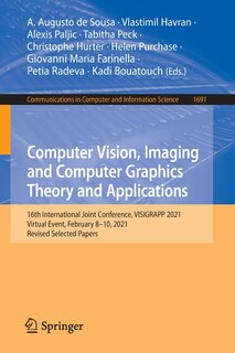 Front cover_Computer Vision, Imaging and Computer Graphics Theory and Applications