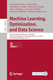 Front cover_Machine Learning, Optimization, and Data Science