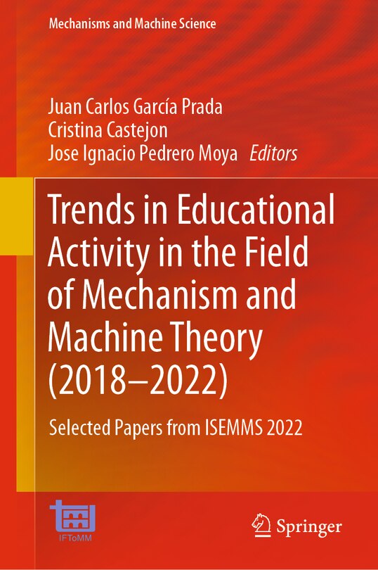 Couverture_Trends in Educational Activity in the Field of Mechanism and Machine Theory (2018-2022)