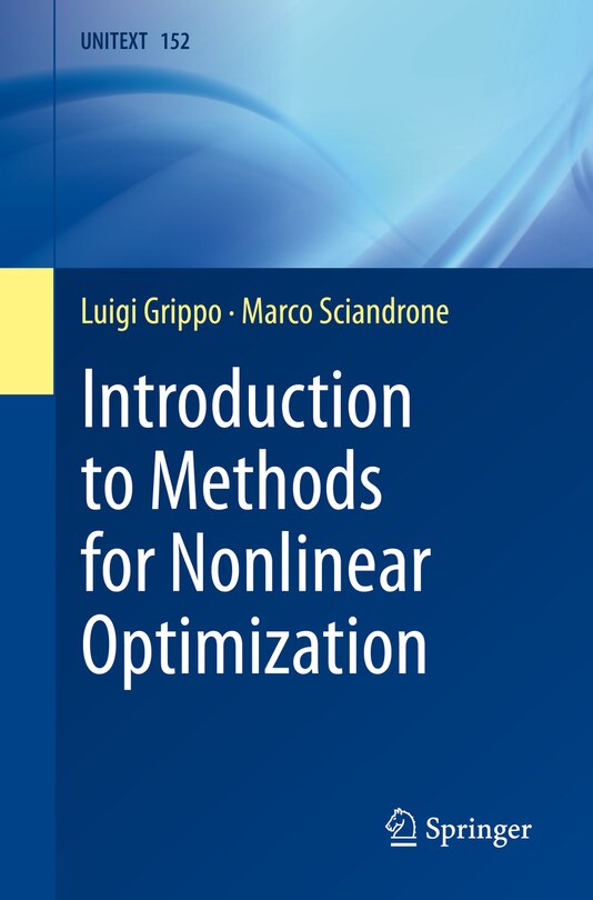 Couverture_Introduction to Methods for Nonlinear Optimization