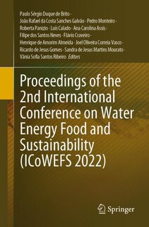 Couverture_Proceedings of the 2nd International Conference on Water Energy Food and Sustainability (ICoWEFS 2022)