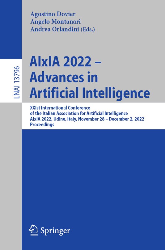Front cover_AIxIA 2022 - Advances in Artificial Intelligence