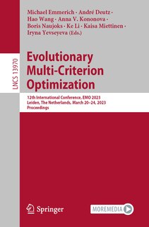 Front cover_Evolutionary Multi-Criterion Optimization