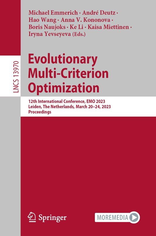 Front cover_Evolutionary Multi-Criterion Optimization