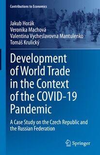 Couverture_Development of World Trade in the Context of the COVID-19 Pandemic