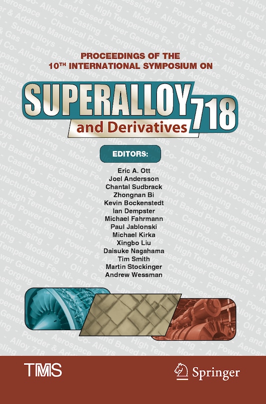 Couverture_Proceedings of the 10th International Symposium on Superalloy 718 and Derivatives