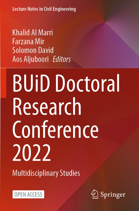 Front cover_BUiD Doctoral Research Conference 2022