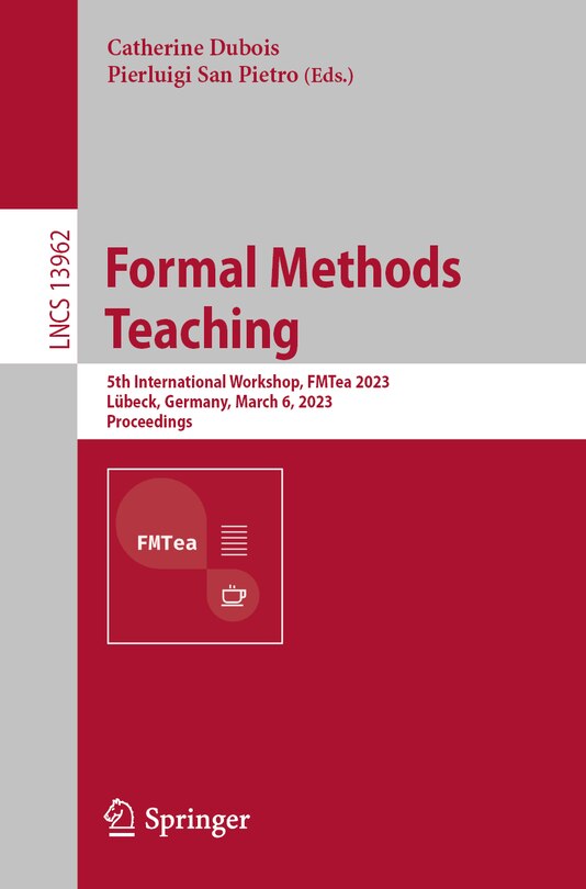 Couverture_Formal Methods Teaching
