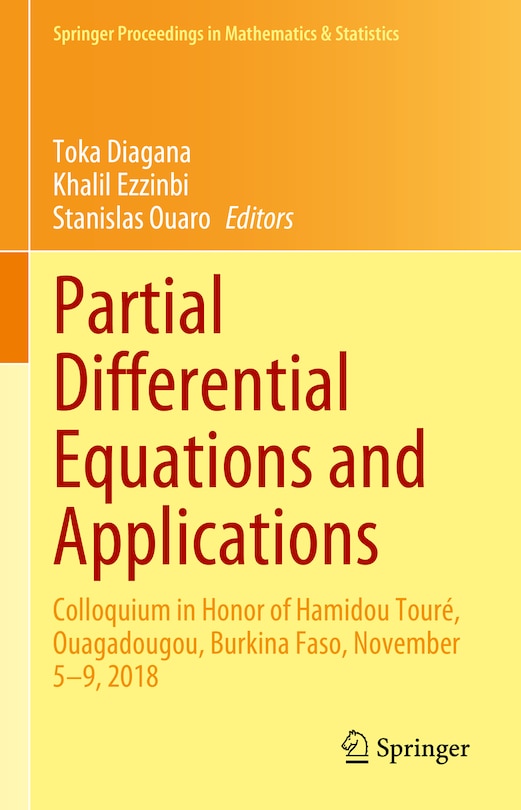 Front cover_Partial Differential Equations and Applications