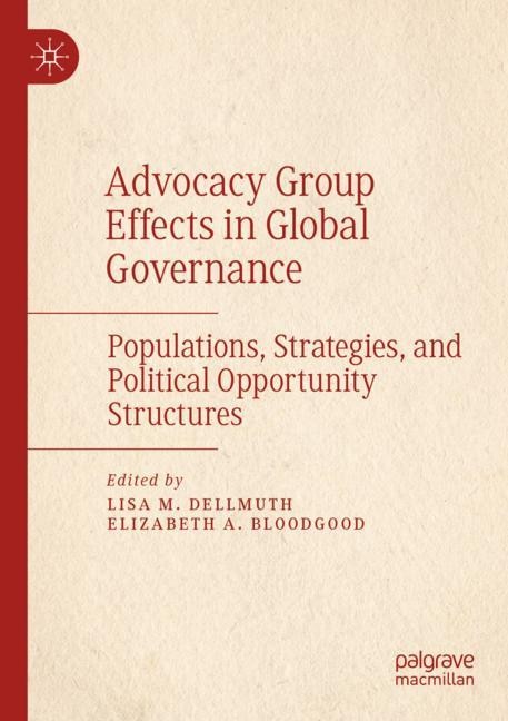 Front cover_Advocacy Group Effects in Global Governance