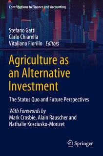Couverture_Agriculture as an Alternative Investment