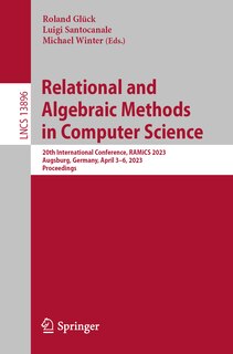 Couverture_Relational and Algebraic Methods in Computer Science