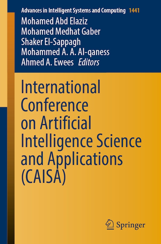 Couverture_International Conference on Artificial Intelligence Science and Applications (CAISA)