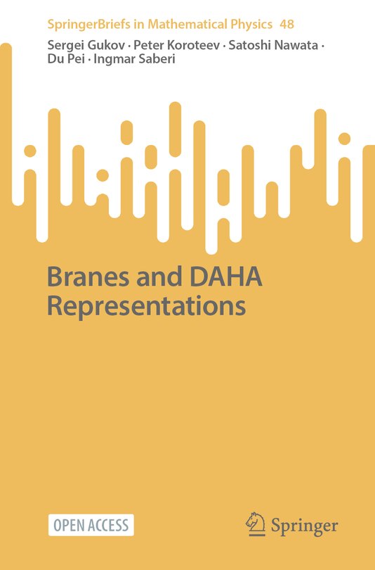 Front cover_Branes and DAHA Representations