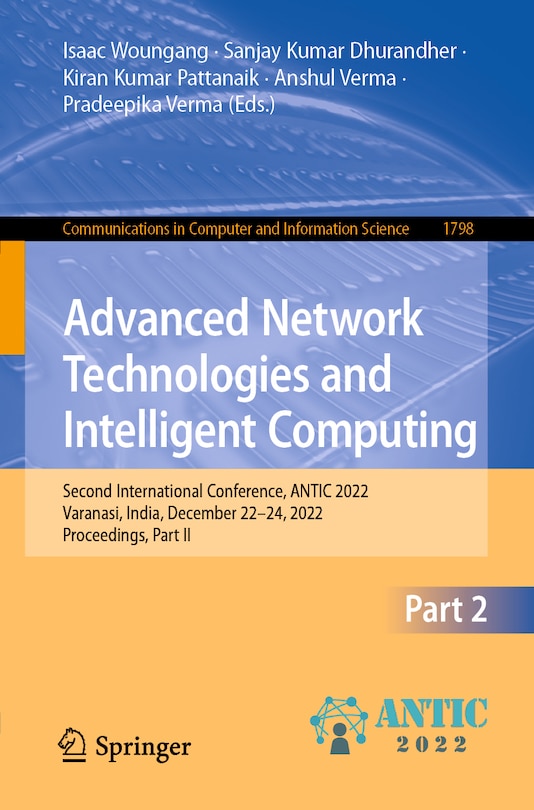 Couverture_Advanced Network Technologies and Intelligent Computing