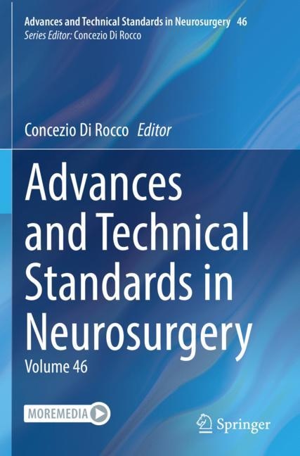Front cover_Advances and Technical Standards in Neurosurgery