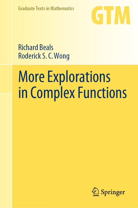 Front cover_More Explorations in Complex Functions