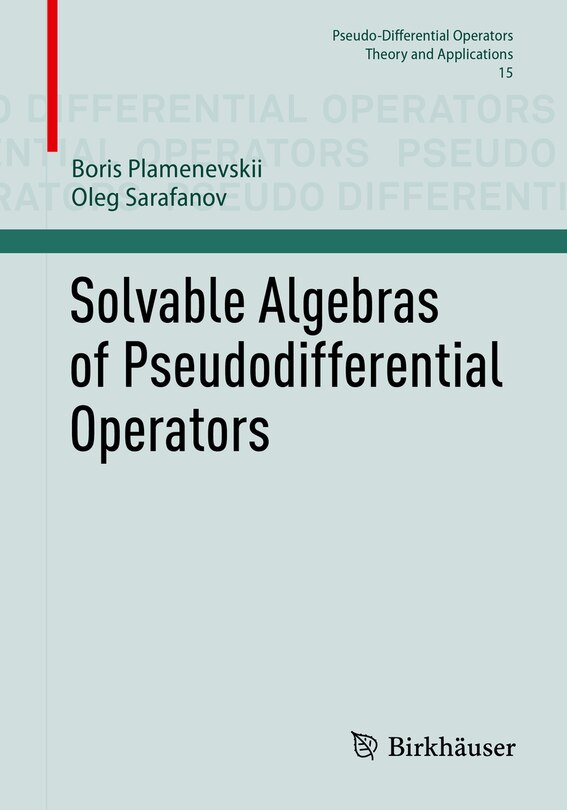 Couverture_Solvable Algebras of Pseudodifferential Operators