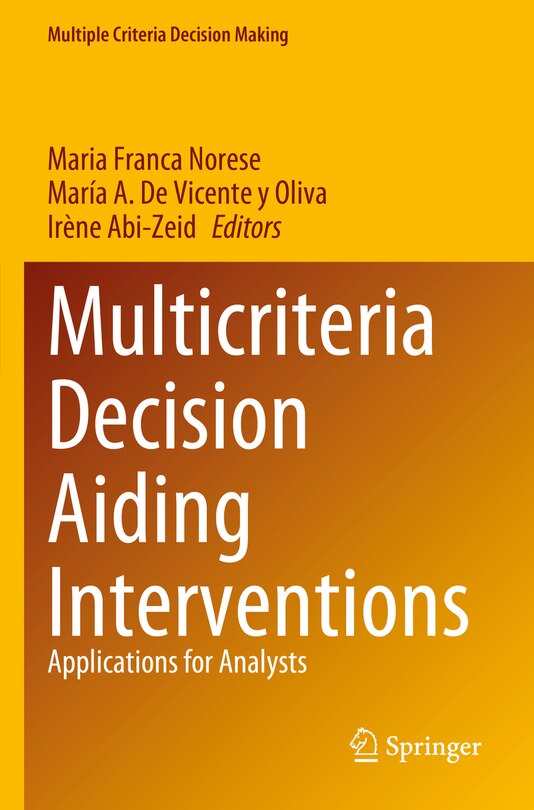 Front cover_Multicriteria Decision Aiding Interventions