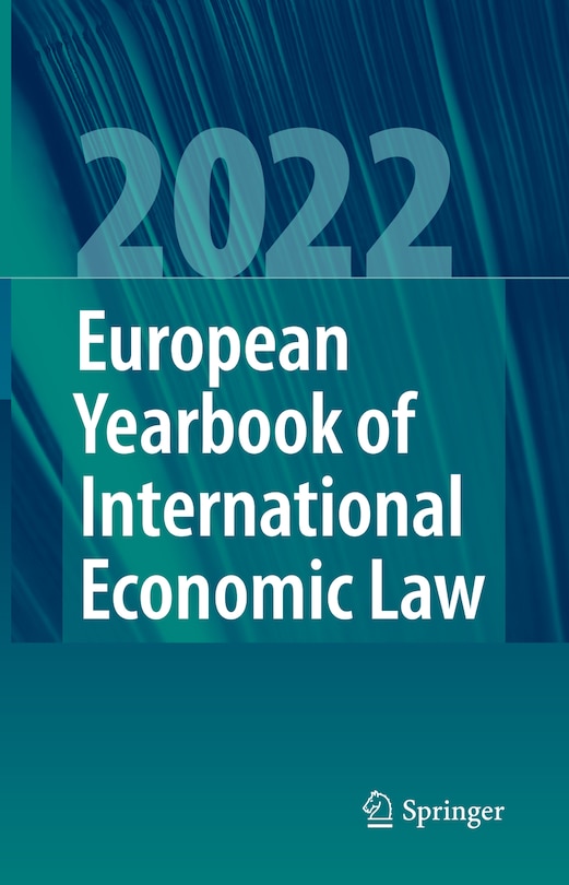 Couverture_European Yearbook of International Economic Law 2022