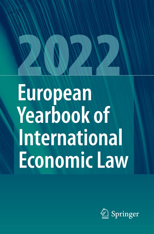 Couverture_European Yearbook of International Economic Law 2022