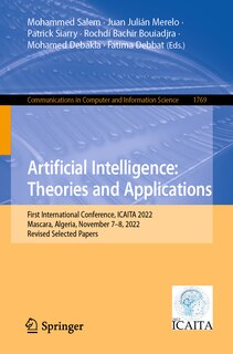 Front cover_Artificial Intelligence: Theories and Applications