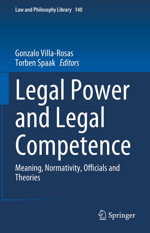 Couverture_Legal Power and Legal Competence