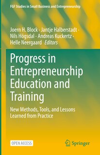 Front cover_Progress in Entrepreneurship Education and Training