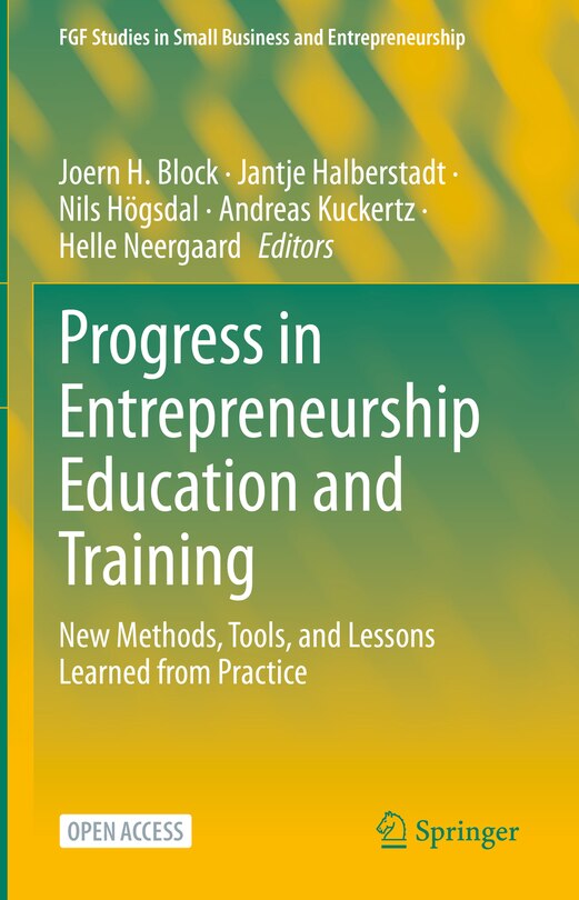 Front cover_Progress in Entrepreneurship Education and Training