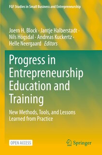 Front cover_Progress in Entrepreneurship Education and Training