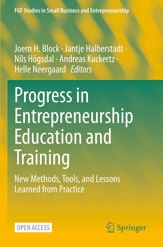 Front cover_Progress in Entrepreneurship Education and Training
