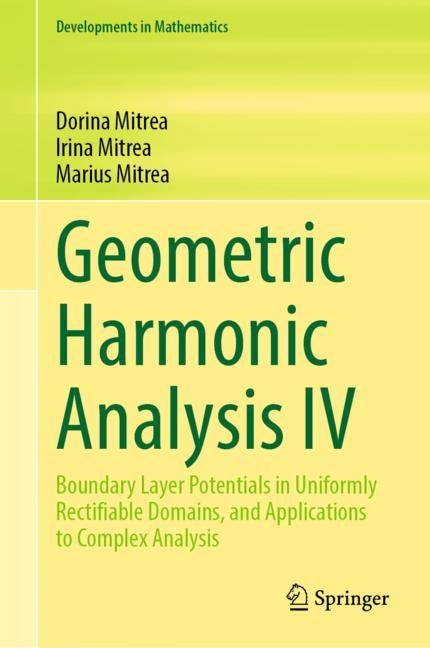 Couverture_Geometric Harmonic Analysis IV