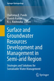 Couverture_Surface and Groundwater Resources Development and Management in Semi-arid Region