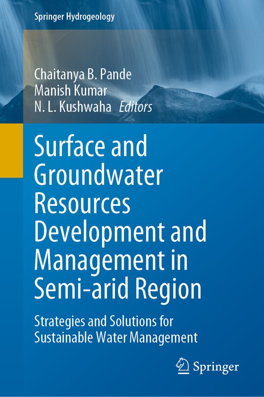 Couverture_Surface and Groundwater Resources Development and Management in Semi-arid Region