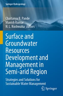 Front cover_Surface and Groundwater Resources Development and Management in Semi-arid Region