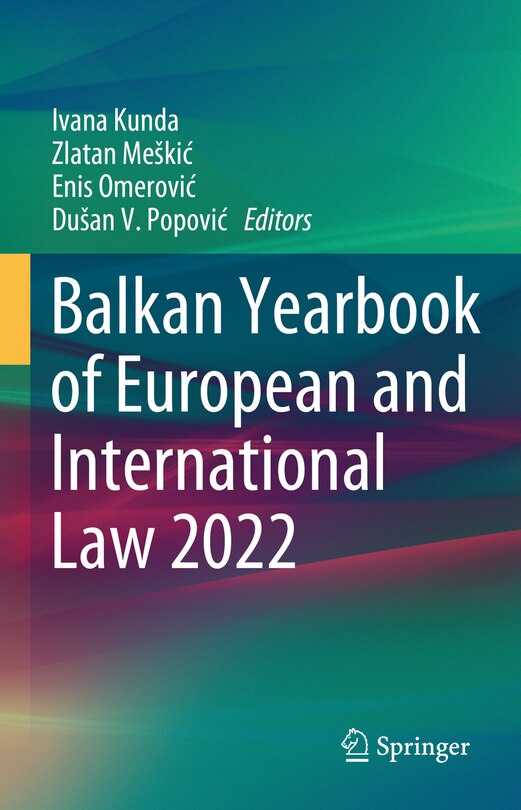 Couverture_Balkan Yearbook of European and International Law 2022