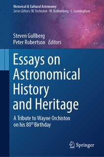 Couverture_Essays on Astronomical History and Heritage