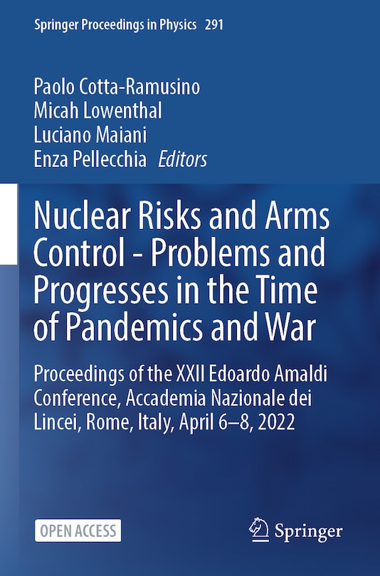 Front cover_Nuclear Risks and Arms Control - Problems and Progresses in the Time of Pandemics and War