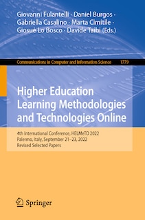 Couverture_Higher Education Learning Methodologies and Technologies Online