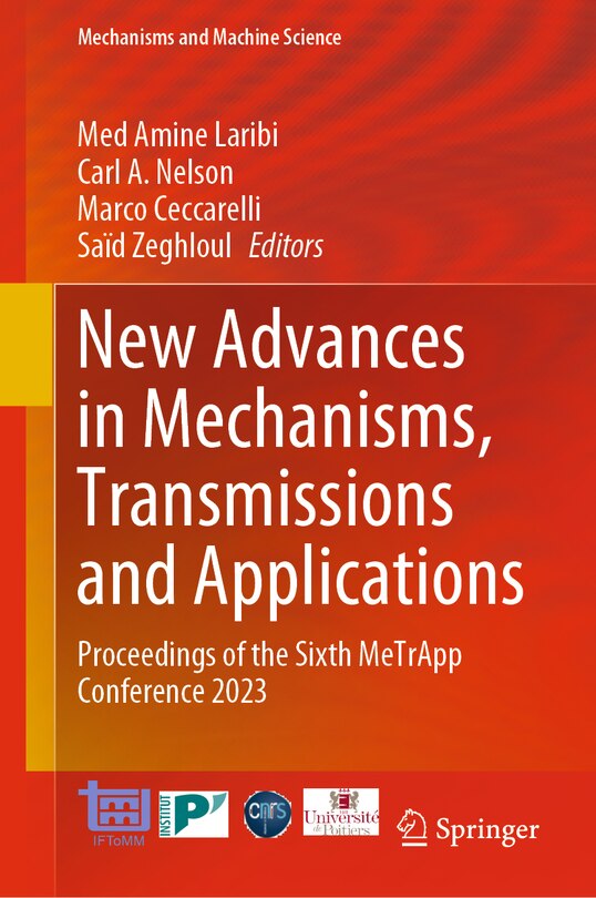 Front cover_New Advances in Mechanisms, Transmissions and Applications