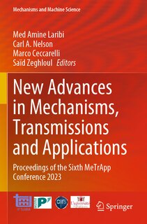 Front cover_New Advances in Mechanisms, Transmissions and Applications