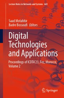 Couverture_Digital Technologies and Applications