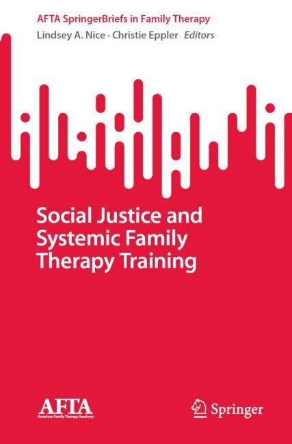 Front cover_Social Justice and Systemic Family Therapy Training