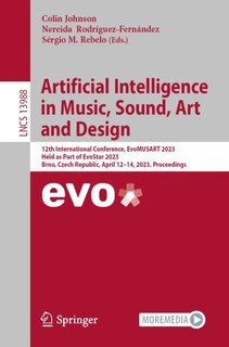 Couverture_Artificial Intelligence in Music, Sound, Art and Design