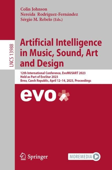 Couverture_Artificial Intelligence in Music, Sound, Art and Design