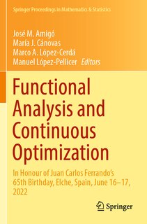 Front cover_Functional Analysis and Continuous Optimization