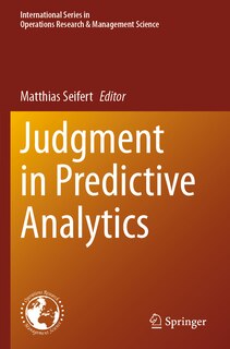Couverture_Judgment in Predictive Analytics