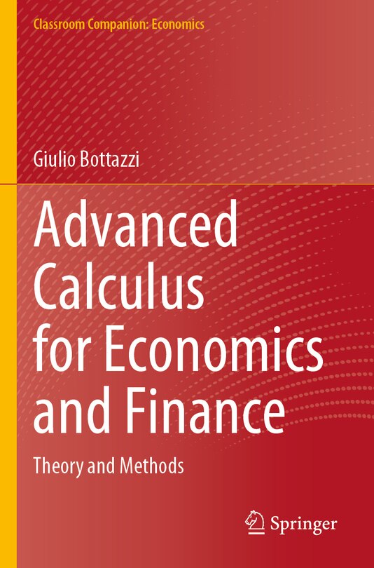 Front cover_Advanced Calculus for Economics and Finance