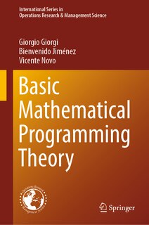 Couverture_Basic Mathematical Programming Theory